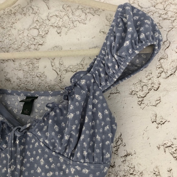 Wild Fable Romantic Bodysuit - light blue/white - Picture 5 of 10